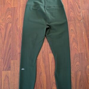 ALO Yoga Womens Dark Green Leggings